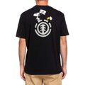 ELEMENT tričko PEANUTS SLIDE black