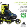 Rollerblade MICROBLADE 3WD BLUE royal/lime