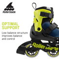 Rollerblade MICROBLADE 3WD BLUE royal/lime