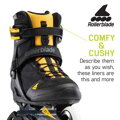 Rollerblade MACROBLADE 100 3WD black/saffron yellow