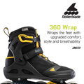 Rollerblade MACROBLADE 100 3WD black/saffron yellow