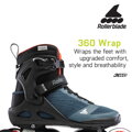 Rollerblade MACROBLADE 90 orion blue / spicy orange