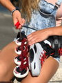Rollerblade RB PRO X grey / warm red