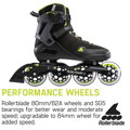 Rollerblade SPARK 90 black / lime