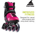 Rollerblade SPARK 90 W raspberry/black