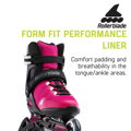 Rollerblade SPARK 90 W raspberry/black