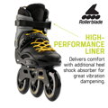Rollerblade RB 110 3WD black/saffron yellow