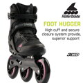 Rollerblade MACROBLADE 110 3WD W black/orchid