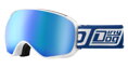 DIRTY DOG okuliare BULLET white grey - blue fusion mirror