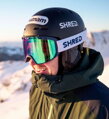SHRED okuliare AMAZIFY bigshow white / cbl sky mirror