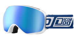 DIRTY DOG okuliare BULLET white grey - blue fusion mirror