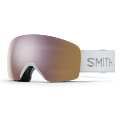 SMITH okuliare SKYLINE white chunky knit / ChromaPop everyday rose gold mirror 