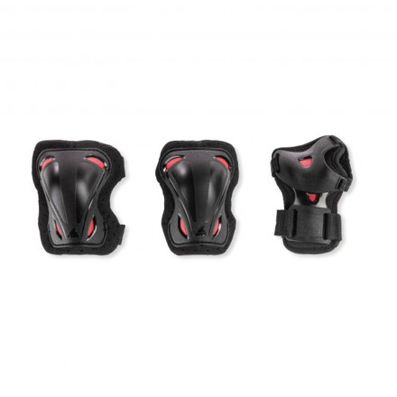 ROLLERBLADE chrániče SKATE GEAR JUNIOR 3pck black/red