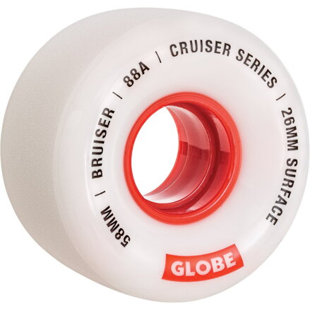 GLOBE kolieska Bruiser - 58 White/Red