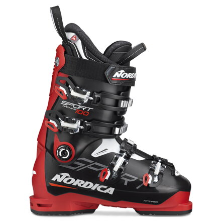 NORDICA lyžiarky SPORTMACHINE 100 black/red/white