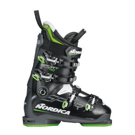 NORDICA lyžiarky SPORTMACHINE 110 black/anthracite/green