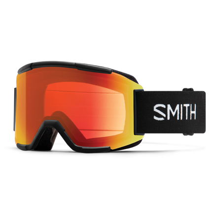 SMITH okuliare SQUAD black / ChromaPop Everyday Red Mirror