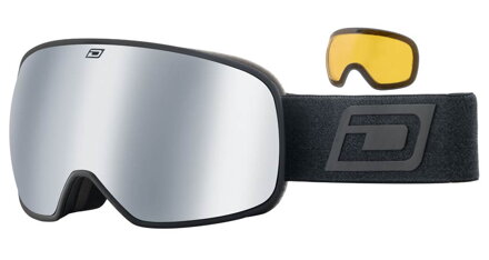 DIRTY DOG okuliare MUTANT 0.5 matte black / silver mirror