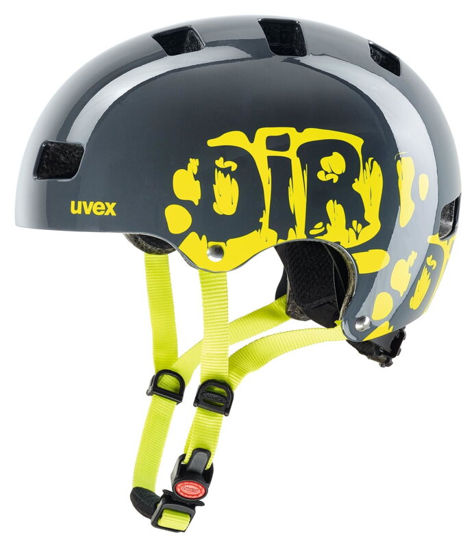 Detská prilba UVEX KID 3 dirtbike grey/lime Detská prilba UVEX KID 3 dirtbike grey/lime