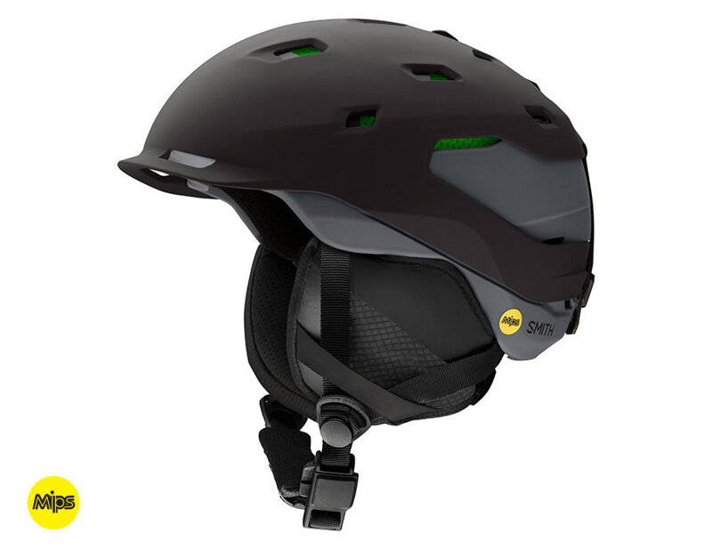 SMITH prilba QUANTUM MIPS matte black charcoal SMITH prilba QUANTUM MIPS matte black charcoal