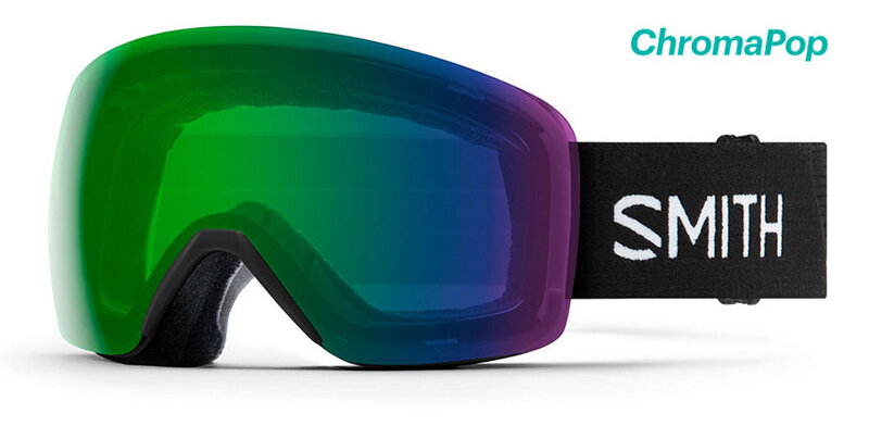 SMITH okuliare SKYLINE black / ChromaPop Everyday Green Mirror SMITH okuliare SKYLINE black / ChromaPop Everyday Green Mirror