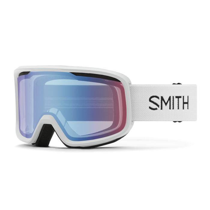 SMITH okuliare FRONTIER white/ blue sensor mirror antifog