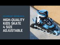 ROLLERBLADE Microblade SL black/sky blue